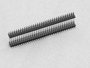 610 series Pin Header Strips 1.27mm pitch Dual body  SMT type
